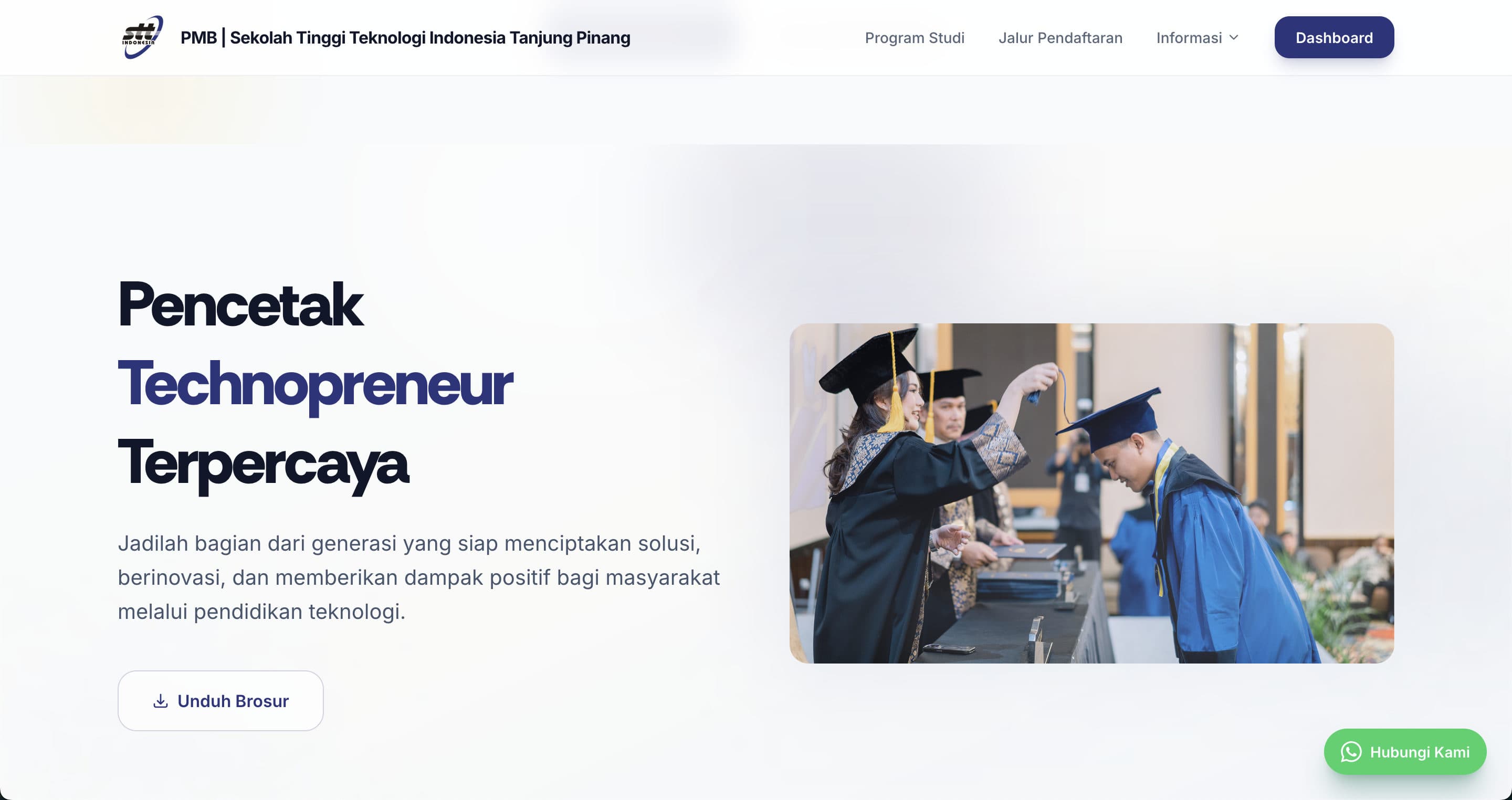 Penerimaan Mahasiswa Baru | Sekolah Tinggi Teknologi Indonesia Tanjung Pinang