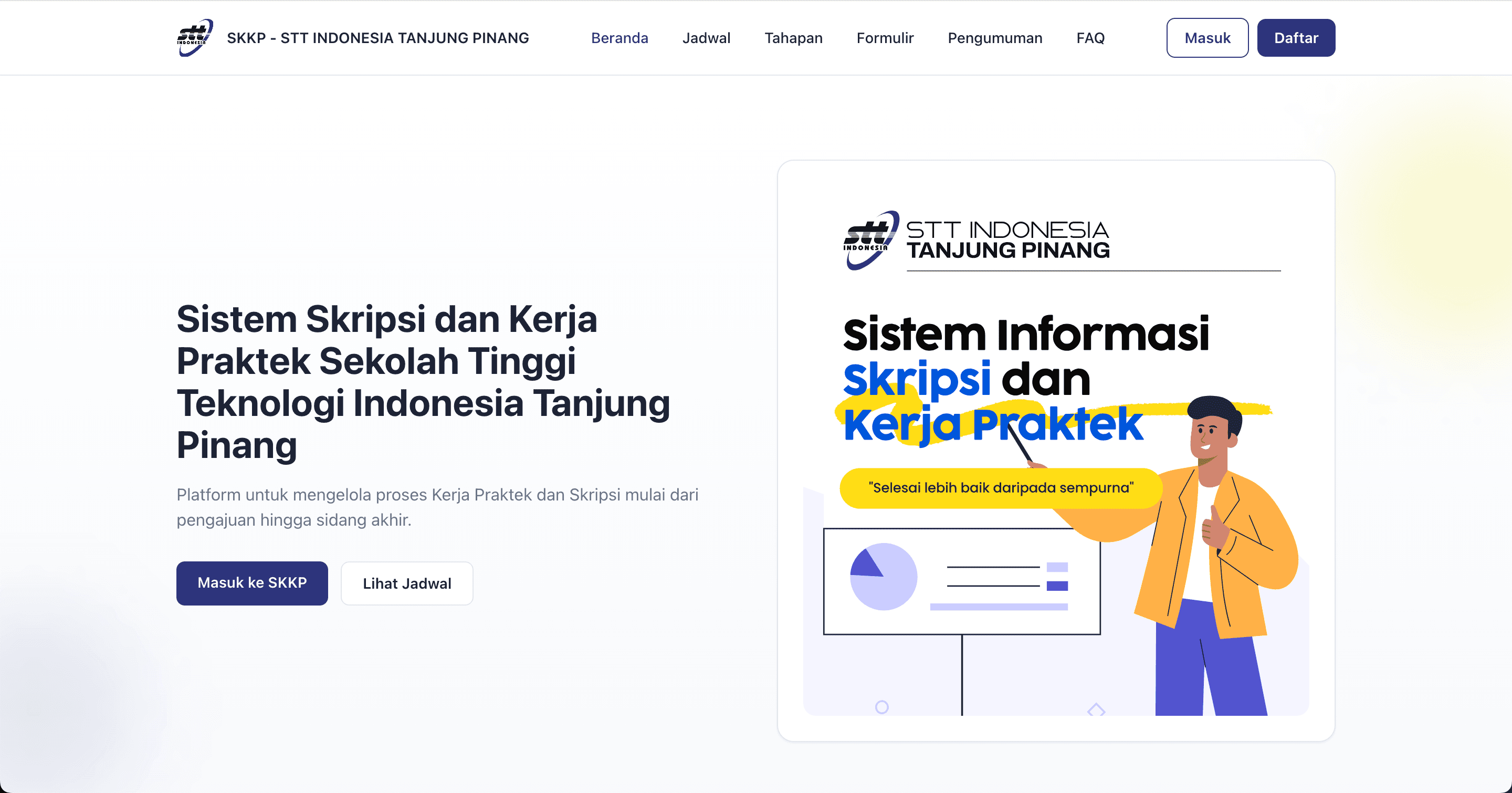 Sistem Skripsi dan Kerja Praktek | Sekolah Tinggi Teknologi Indonesia Tanjung Pinang